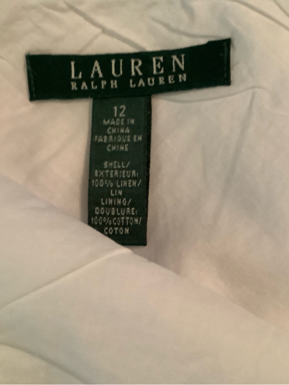 Ralph Lauren White A-Line Flared Skirt - Picture 5 of 6